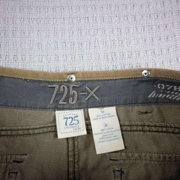 725 Original Cotton Ripstop Cargo Wide Pants 32W - Picture 4 of 8
